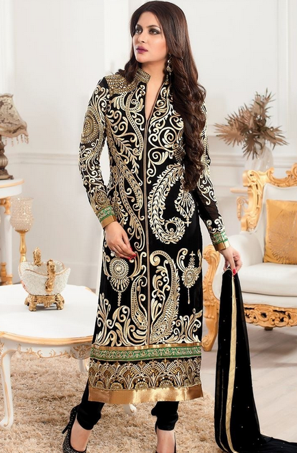 20 Indian Wedding Dresses You Can Try This Season - Black Dress