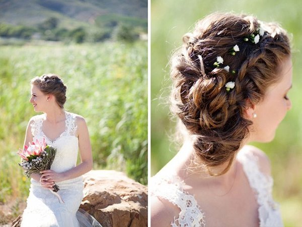12 Summer Bridal HairStyles For Women-Elegant Updo Hairstyle