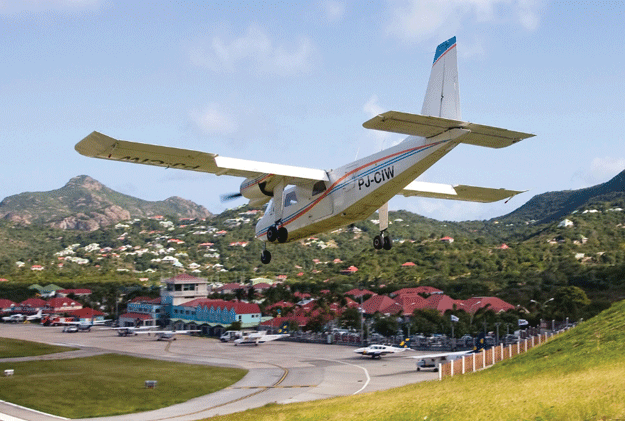 Top 10 Most Dangerous Airports In The World-Gustaf III Airport, Saint Barthelemy